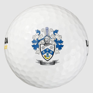 Balles De Golf Brûlure de la famille Armoiries