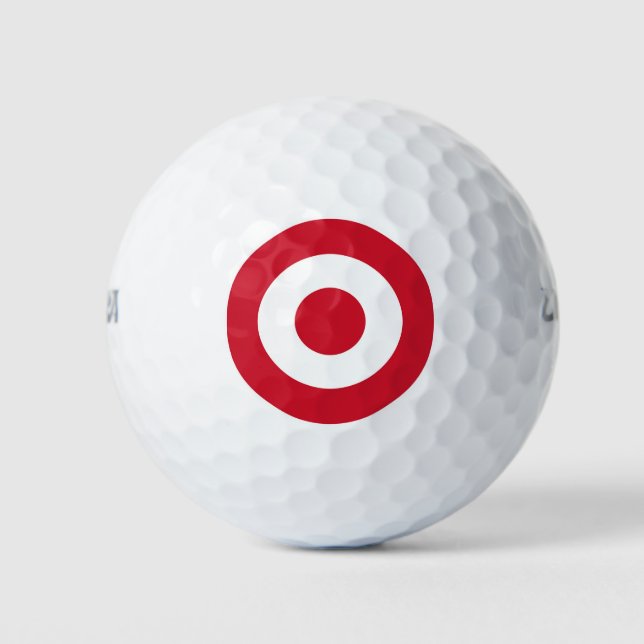 Balles De Golf Bullseye (Devant)