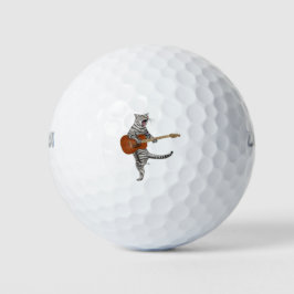 Balles De Golf Busker le guitariste de chat