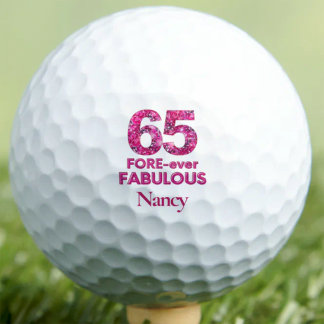 Balles De Golf Cadeau 65e anniversaire pour sœur Rose 50 et Fabul