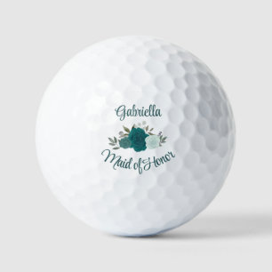 Balles De Golf Cadeau de demoiselle d'honneur Mariage Roses sarce