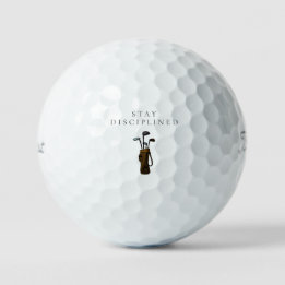 Balles De Golf Cadeau de motivation 'Restez Discipliné'