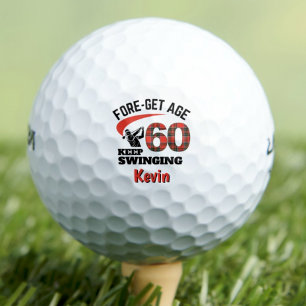 Balles De Golf Cadeau drôle pour 60 ans pour un collègue - Tartan