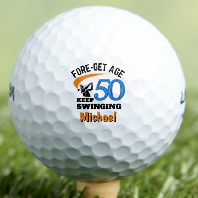 Balles De Golf Cadeau drôle pour les 50 ans de Papa, OUBLIEZ l'âg (Créateur téléchargé)