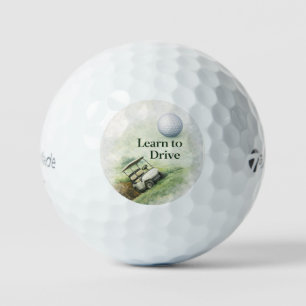 Balles de Golf Cadeau Drôle pour Papa ou Golfeur