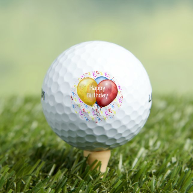 Balles De Golf Cadeau parfait pour Golfer Joyeux Ballons d'annive (T-shirt Insitu)