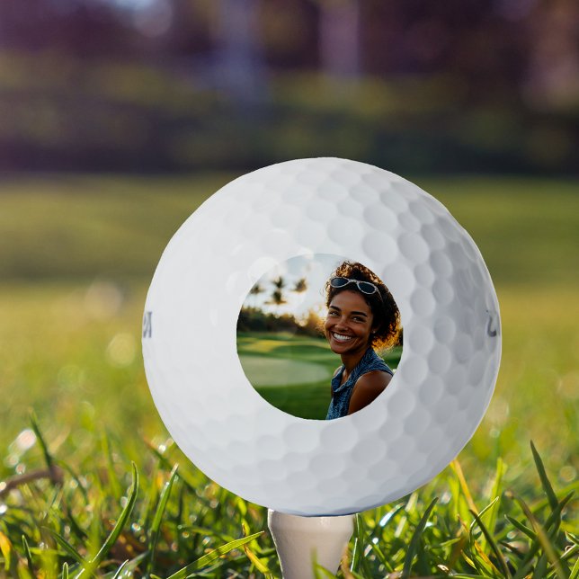 Balles De Golf Cadeau personnalisé photo pour elle (Créateur téléchargé)