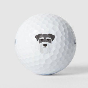 Balles De Golf Cadeau pour le Schnauzer