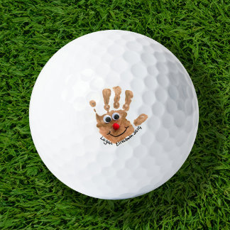 Balles De Golf Cadeau souvenir personnalisé d'empreinte de main d
