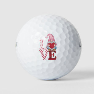 Balles De Golf Cadeaux de couple de gnome de la Saint-Valentin po
