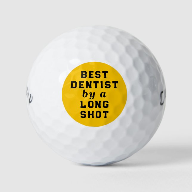 Balles De Golf Cadeaux de nouveauté pour dentistes (Devant)