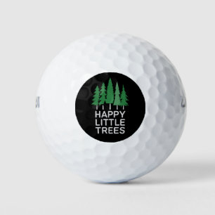 Balles De Golf Cadeaux drôles de camping d'arbres peu heureux