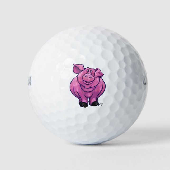 Balles De Golf Cadeaux et accessoires de cochon (Devant)