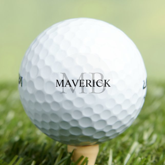 Balles De Golf Cadeaux modernes Groomsmen Fête des pères Papa Ini (Créateur téléchargé)