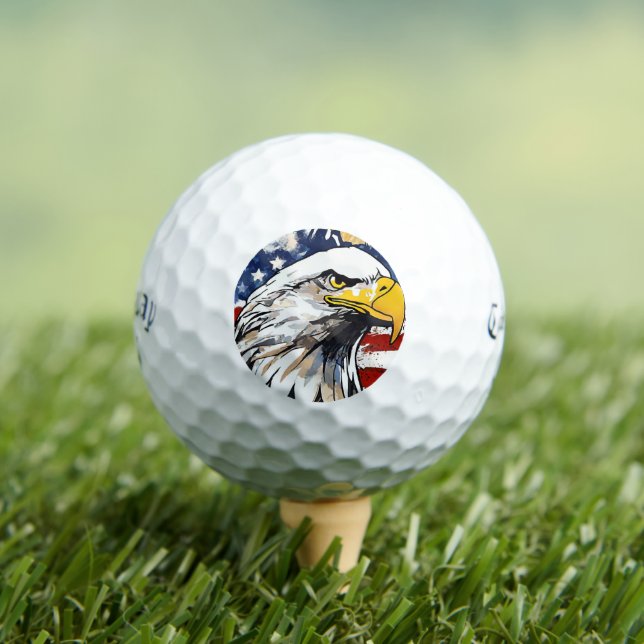 Balles De Golf Cadeaux personnalisés | Conception d'aigle à chaum (T-shirt Insitu)