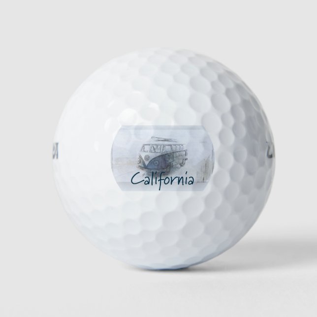 Balles De Golf Californie (Devant)