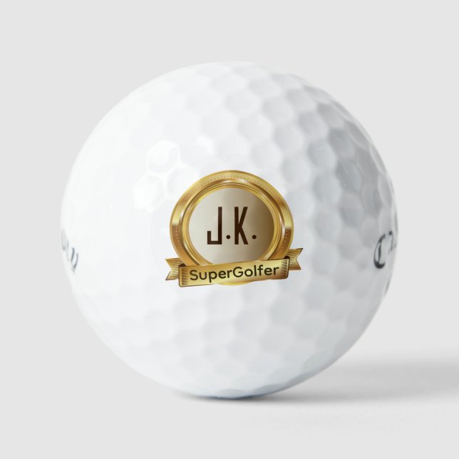 Balles De Golf Callaway personnalisé Supersoft Golf Balls (Recto)