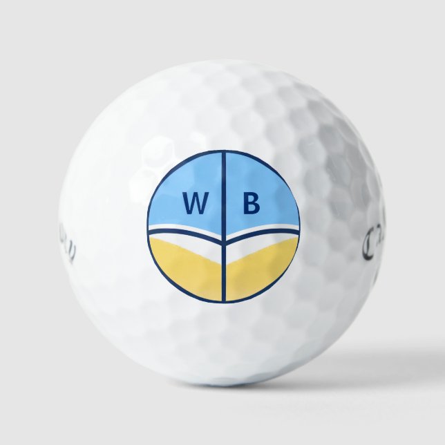 Balles De Golf Callaway personnalisé Supersoft Golf Balls (Recto)