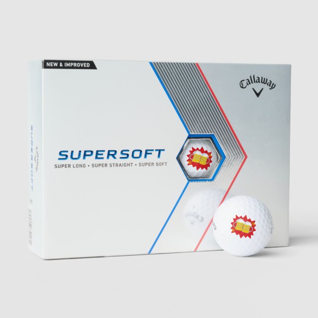 Balles De Golf Callaway Supersoft 12 pack 19th Hole (Conditionnement)