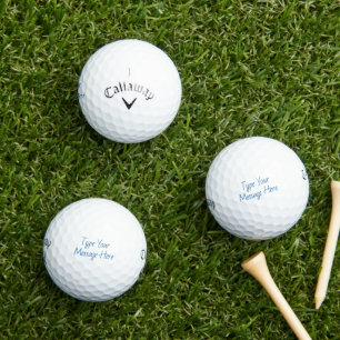 Balles De Golf Callaway texte personnalisé Supersoft Golf Balls