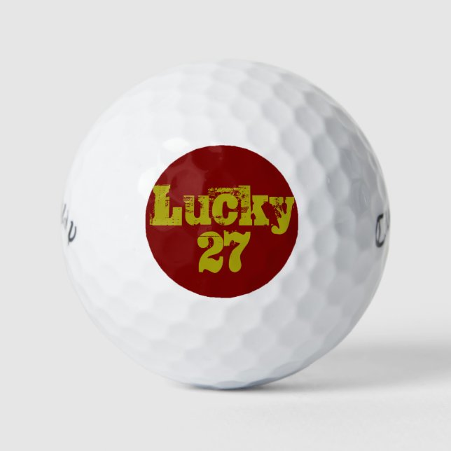 Balles De Golf Callaway Warbird Golf Balls Lucky Ball Edition (Devant)