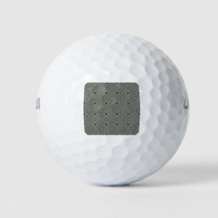 Balles De Golf Camel Turquoise et Cercles gris Motif de carreaux