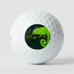 Balles De Golf Caméléon vert mignon