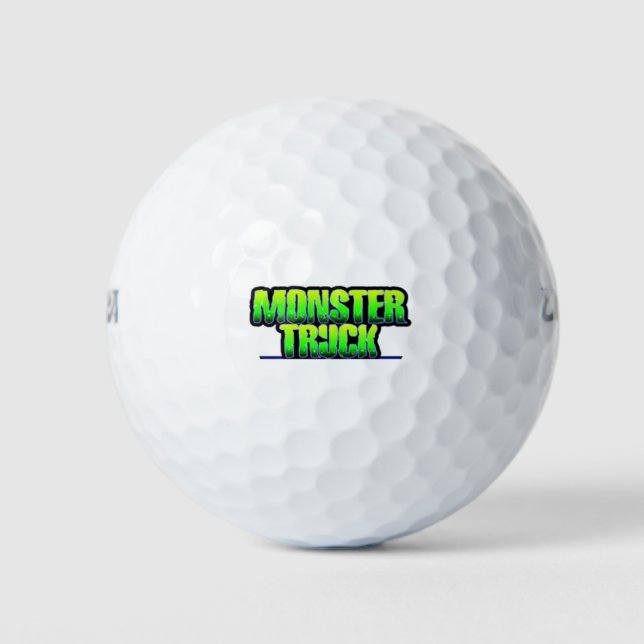 Balles De Golf camion monstre, camions monstre, confiture monstre (Devant)