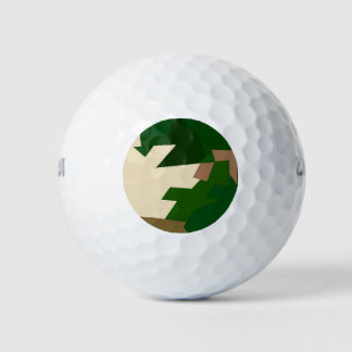 Balles De Golf Camo de toundra sèche