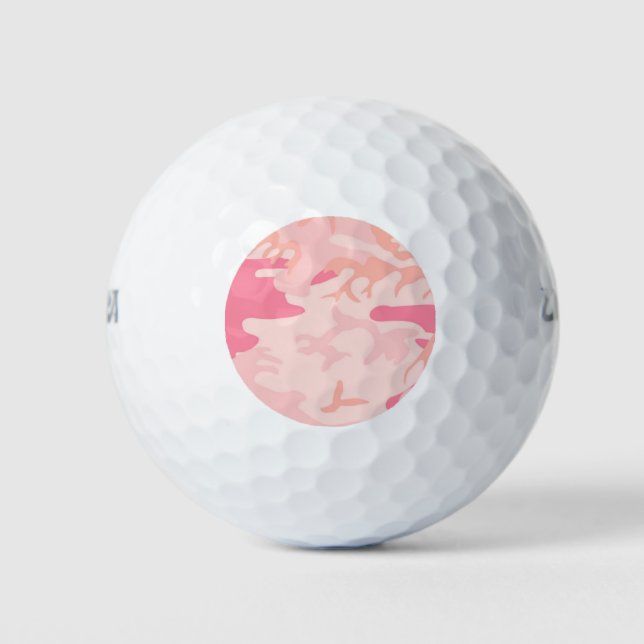 Balles De Golf Camo rose Manly (Devant)