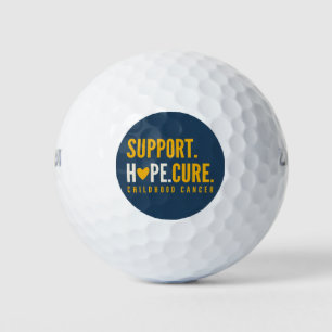 Balles De Golf cancer de l'enfance soutien espoir Golf Balls