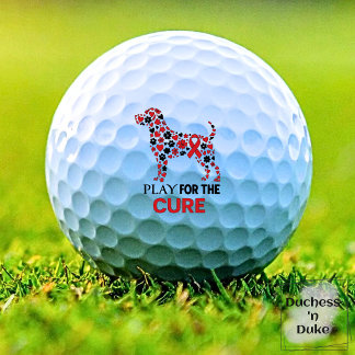 Balles De Golf Cancer du chien Sensibilisation au cancer Hémangio