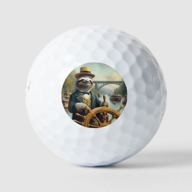 Balles De Golf Capitaine Sloth Riverboat (Devant)