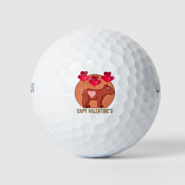 Balles De Golf Capy Valentine's (Devant)
