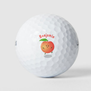 Balles De Golf Caricature jaune pêche très agréable
