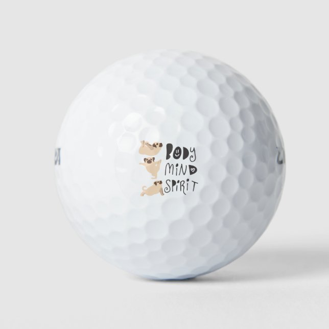 Balles De Golf Carlins de yoga (Devant)