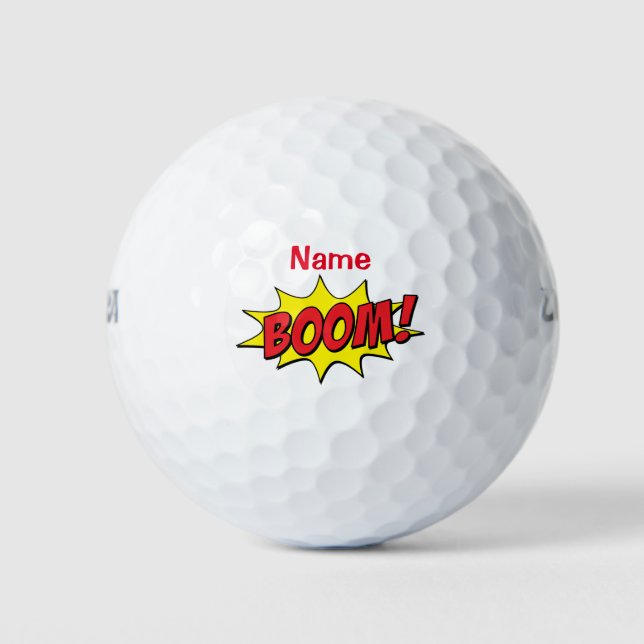 Balles De Golf Cartoon Boom Thunder_Cove (Devant)