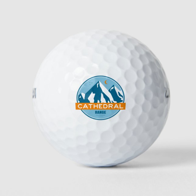 Balles De Golf Cathedral Range California (Devant)