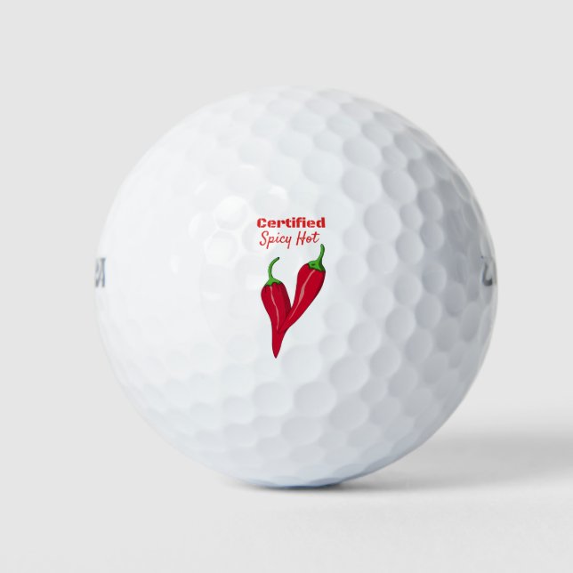 Balles De Golf Certifié Hot Thunder_Cove épicé (Devant)