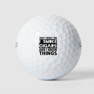 Balles De Golf C'Est Ce Que Je Fais Je Fume Des Cigares Et Je Con