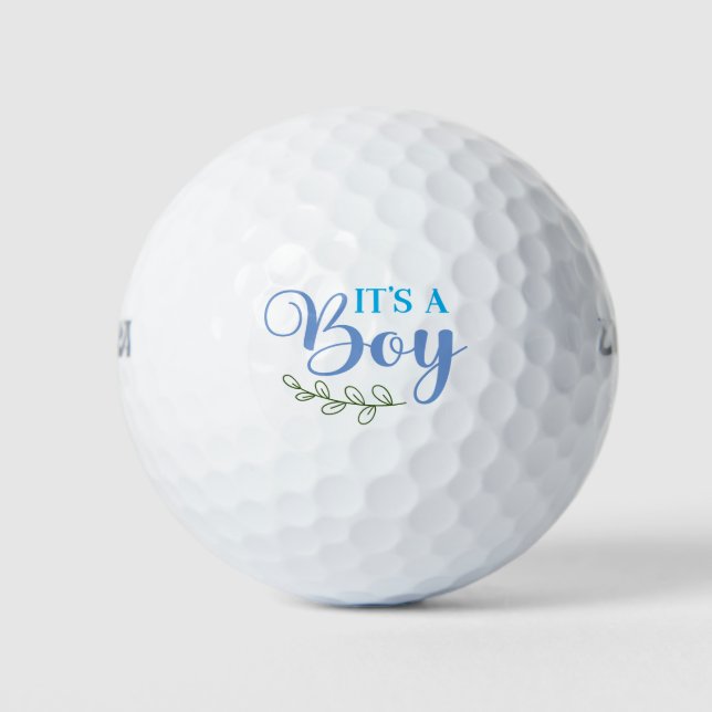 Balles De Golf C'est un baby shower garçon (Devant)