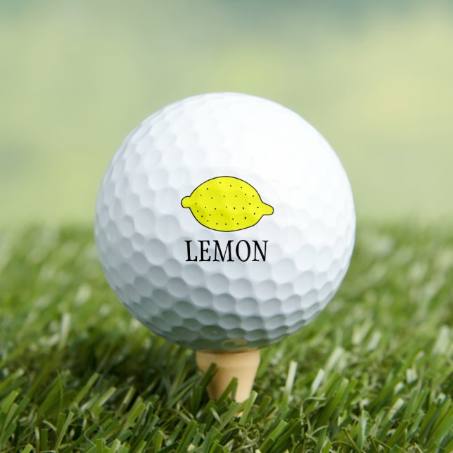 Balles De Golf C'est un ballon de golf au citron (T-shirt Insitu)