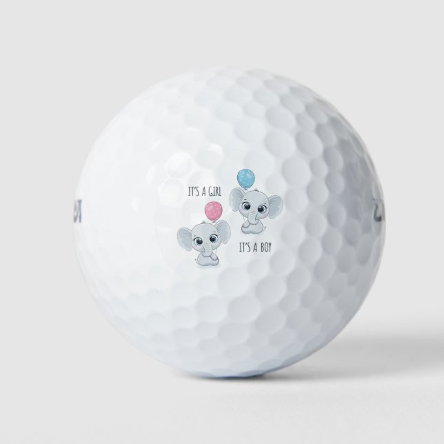 Balles De Golf C'est une fille et un garçon (Devant)