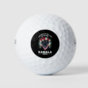 Balles De Golf Cette dame de chats sans enfants vote Kamala