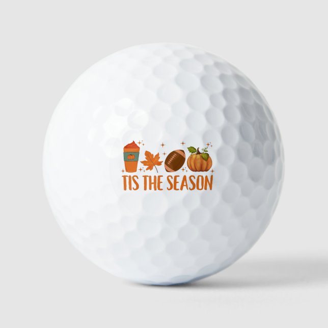 Balles De Golf Cette Saison Automne Halloween Automne Halloween (Recto)