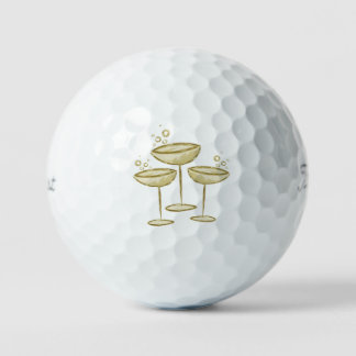 Balles De Golf Champagne 