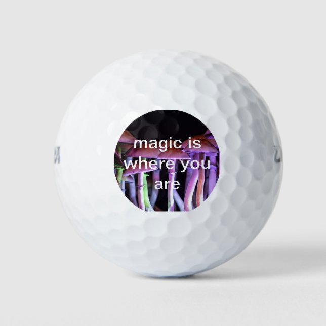 Balles De Golf Champignons pour la magie (Devant)
