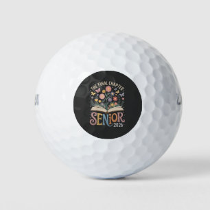 Balles De Golf Chapitre Final Fleur de graduation senior 2026