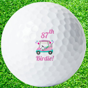 Balles De Golf Chariot de fête de golf élégant pour femmes 87e an