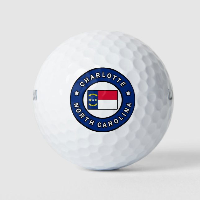 Balles De Golf Charlotte Caroline du Nord (Devant)